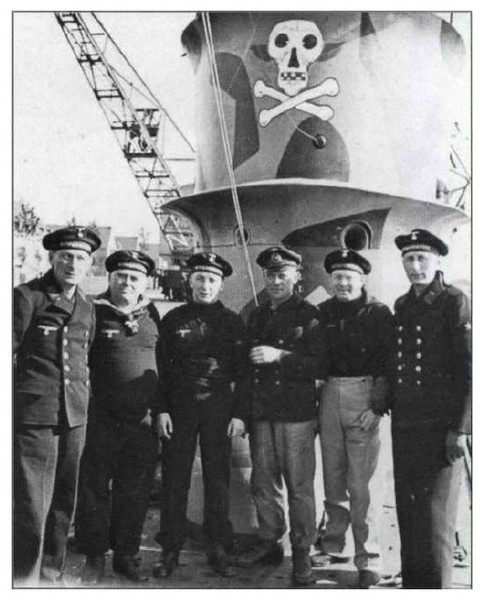 Algunos tripulantes del U-40