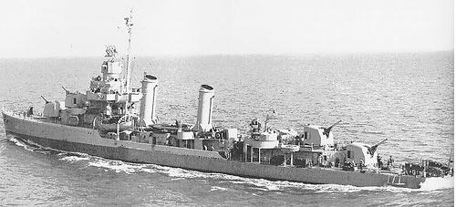 USS Emmons DD 457. Construido en 1941