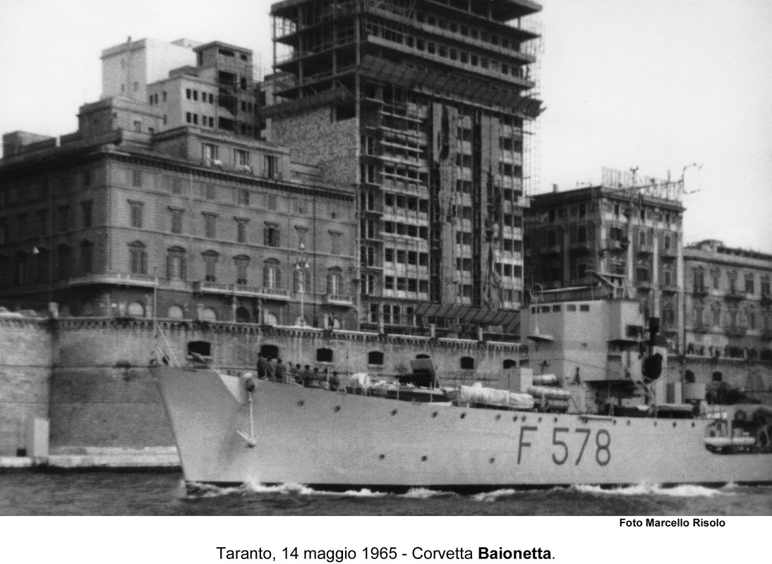 RMI Baionetta, Taranto, 14 de mayo de 1965
