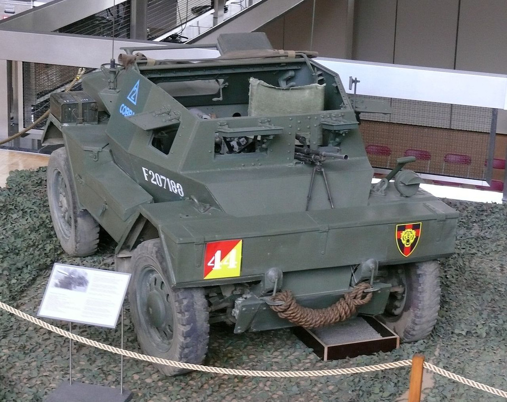 Daimler Dingo conservado en el Royal Military Museum at the Jubelpark, Bruselas