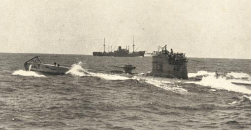 Encuentro con el submarino UA - 18 de julio de 1940