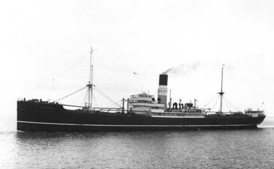 Mercante Británico SS Lalande de 7.453 Toneladas