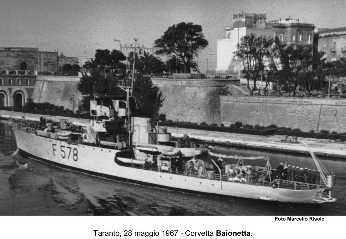 RMI Baionetta, Taranto, 28 de mayo de 1967