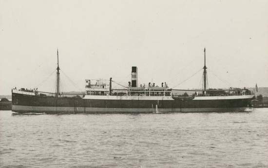 Mercante Británico SS Nailsea Lass