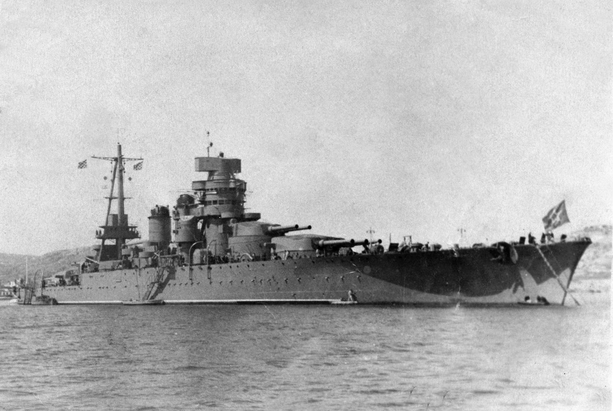 El Novorossiysk en 1950, en Sevastopol