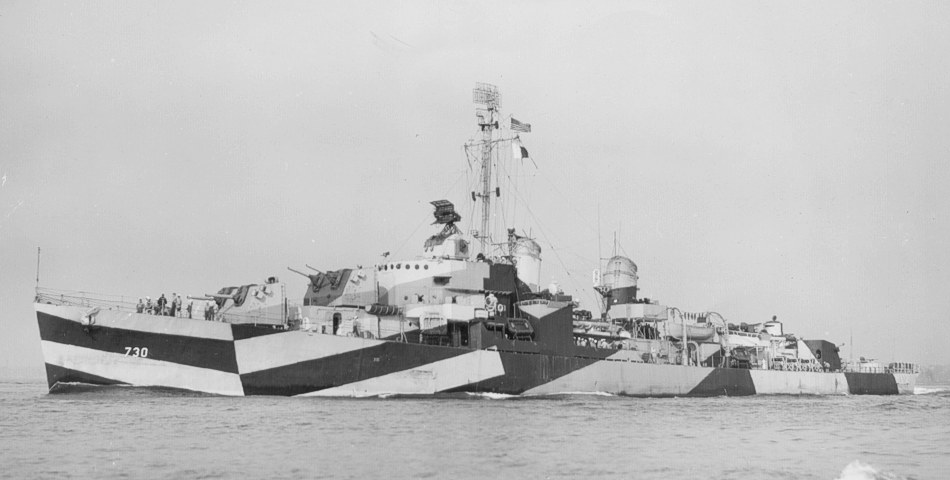 USS Collett DD 730. Construido en 1944