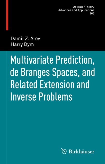 Multivariate Prediction de Branges Spaces and Related Extension and Inverse Problems