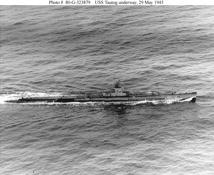 USS Tautog SS 199. Construido en 1940