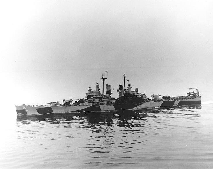 USS Pasadena CL-65. Construido en 1943