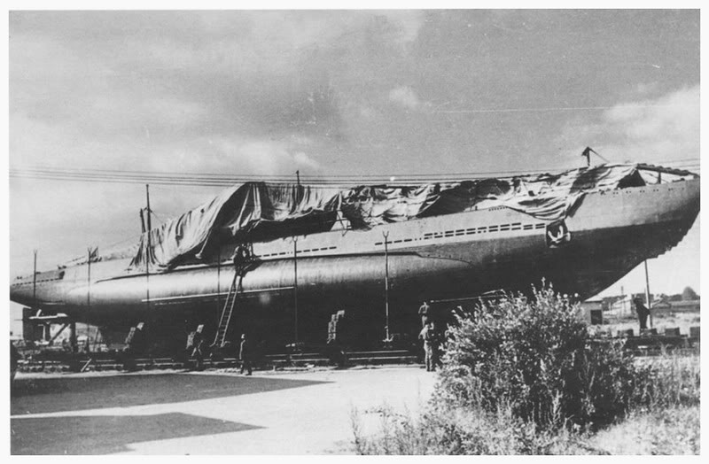 El U-61 en Lorient, el 7 de octubre de 1940