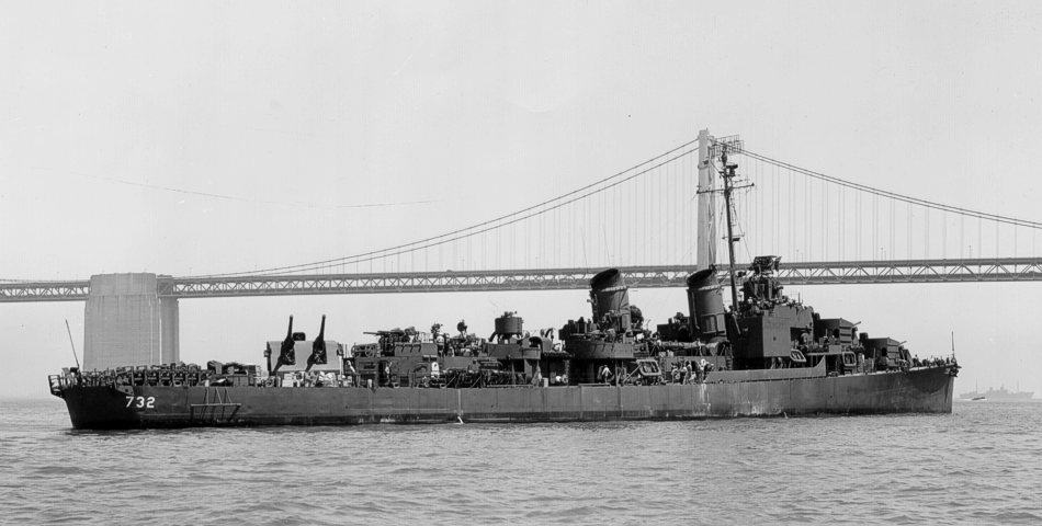 USS Hyman DD 732. Construido en 1944