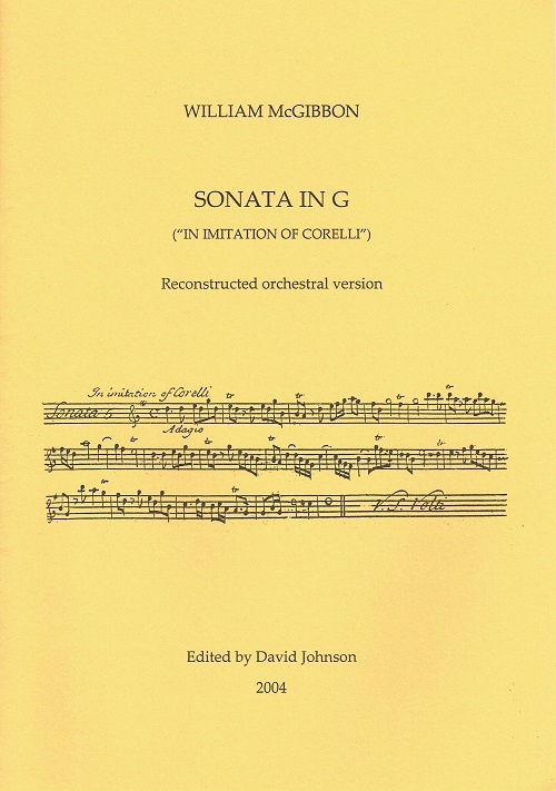 Sonata in G, “In Imitation of Corelli” 
