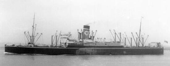 Mercante Britanico SS Avelona Star