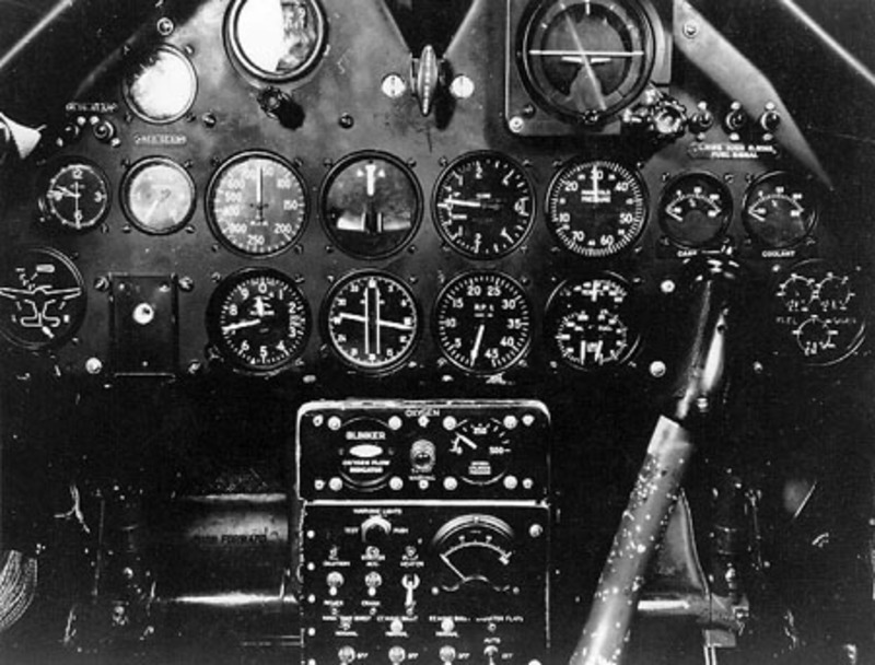 isher XP-75 cockpit. U.S. Air Force photo