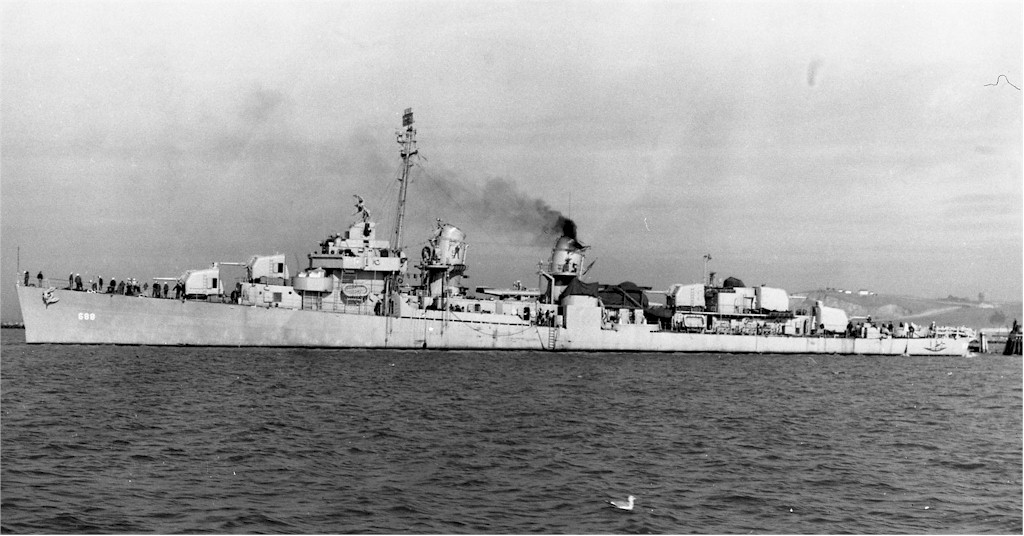 USS Remey DD 688. Construido en 1943