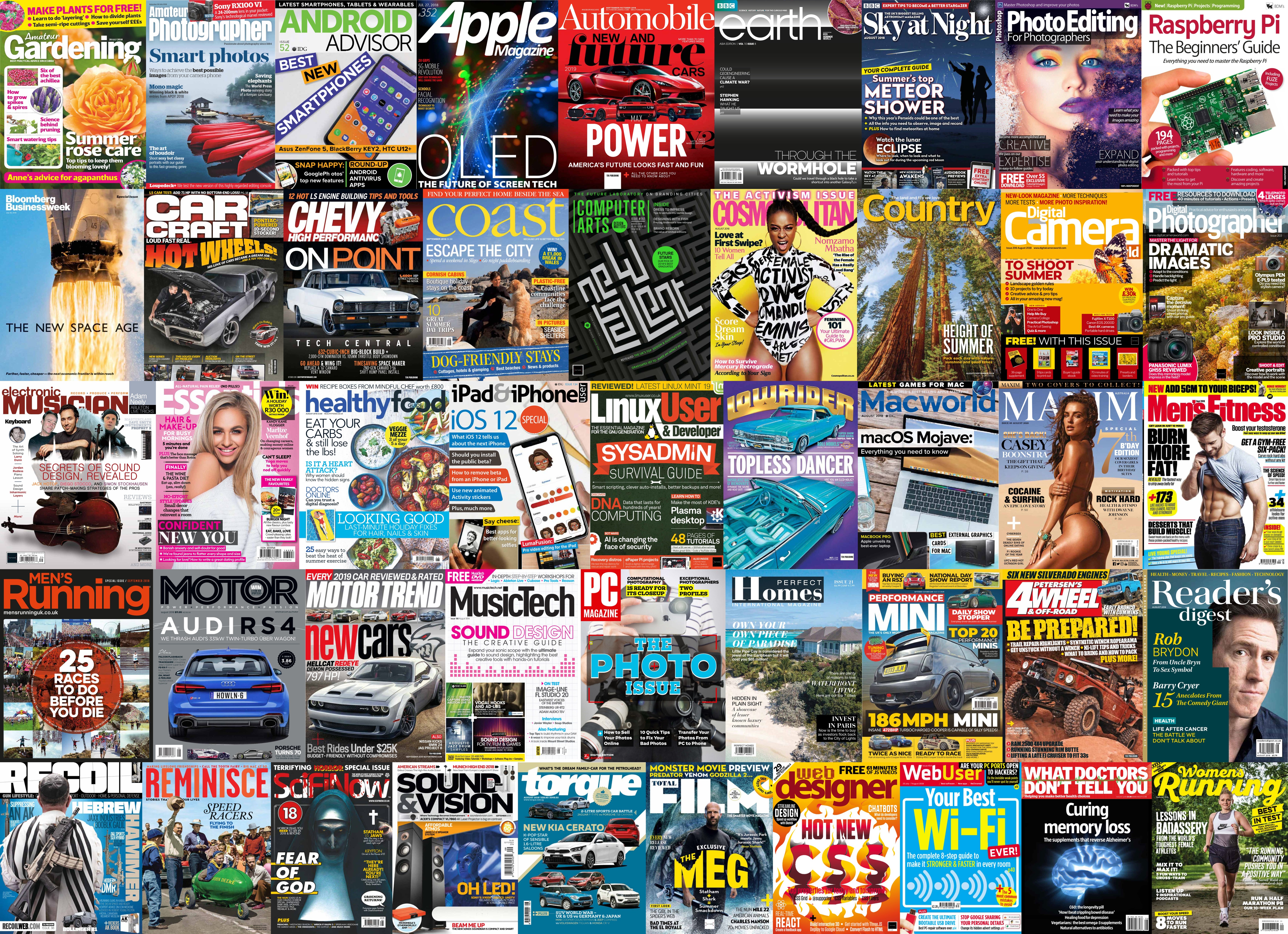 Assorted Magazines - July 28, 2018