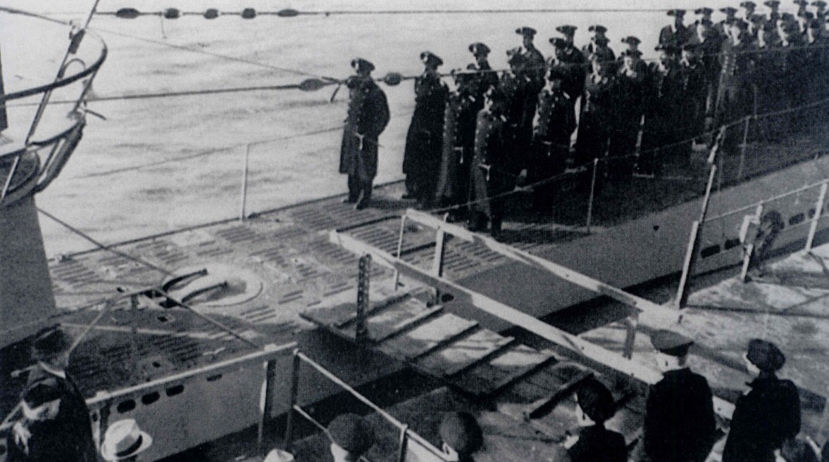 Ceremonia de Entrega del U-79 a la Kriegsmarine el 13 de Marzo de 1941