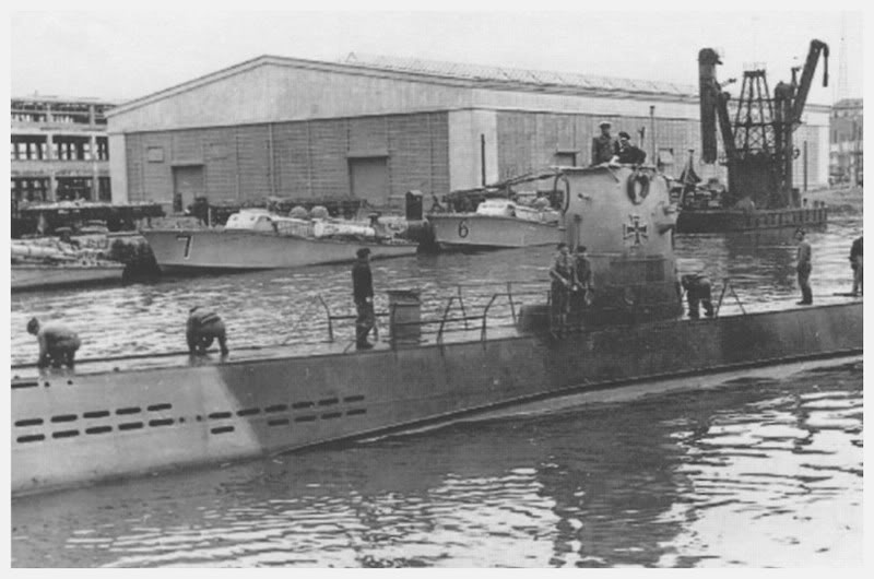 U-9 en Constanza, mayo de 1943