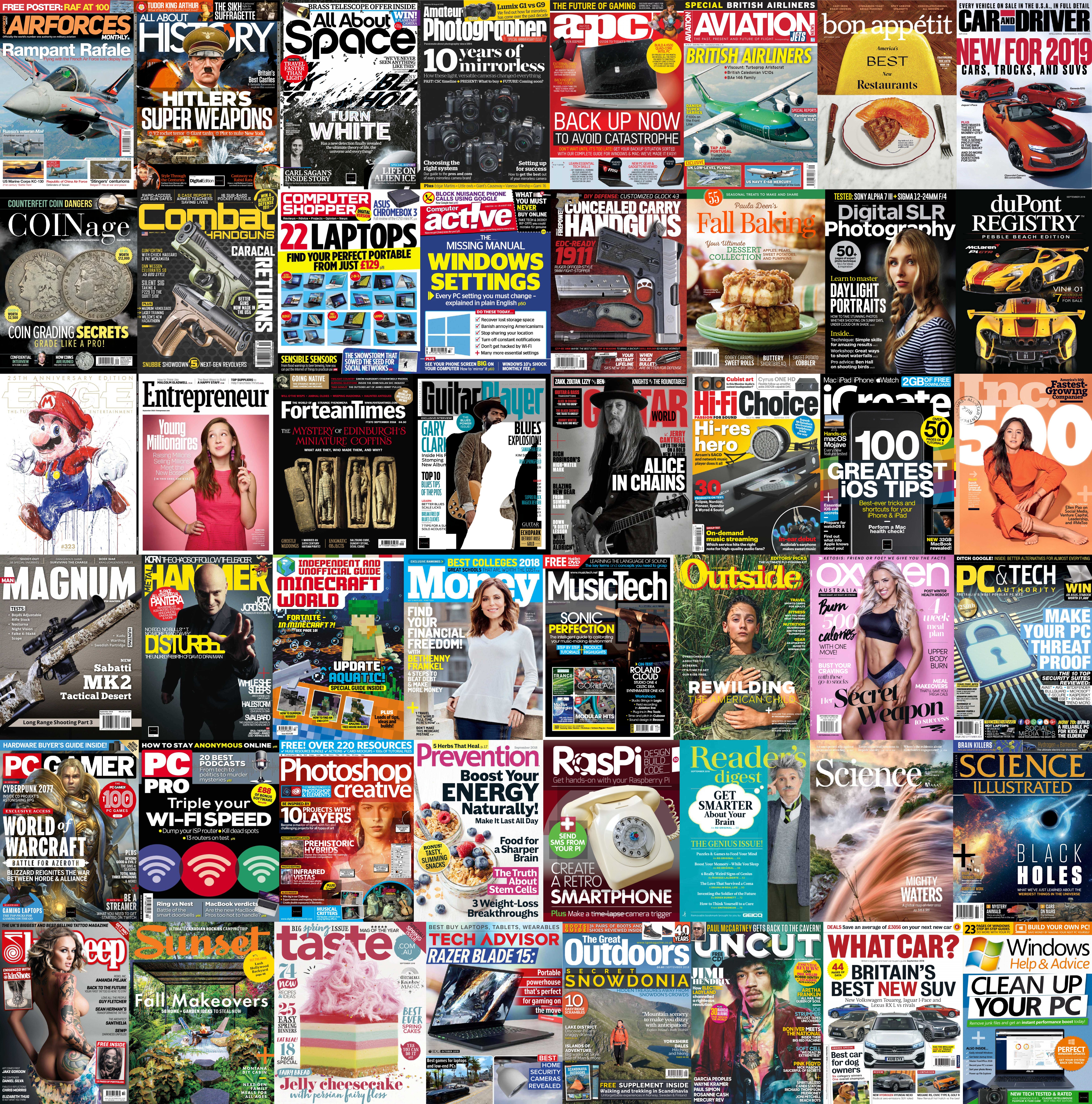 Assorted Magazines - August 19 2018