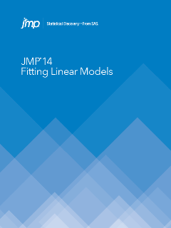 JMP 14: Fitting Linear Models