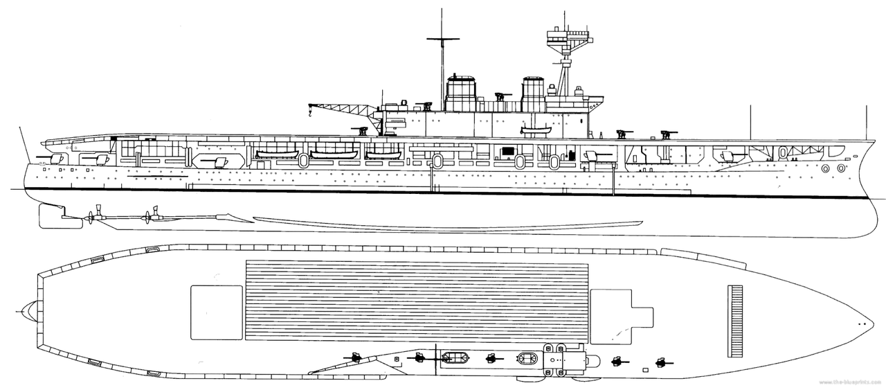 Perfil del HMS Eagle