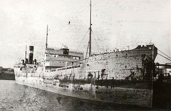 Buque Cisterna Britanico SS Caspia