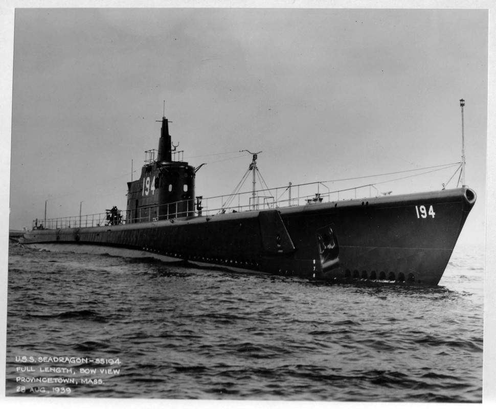 USS Seadragon SS 194. Construido en 1939