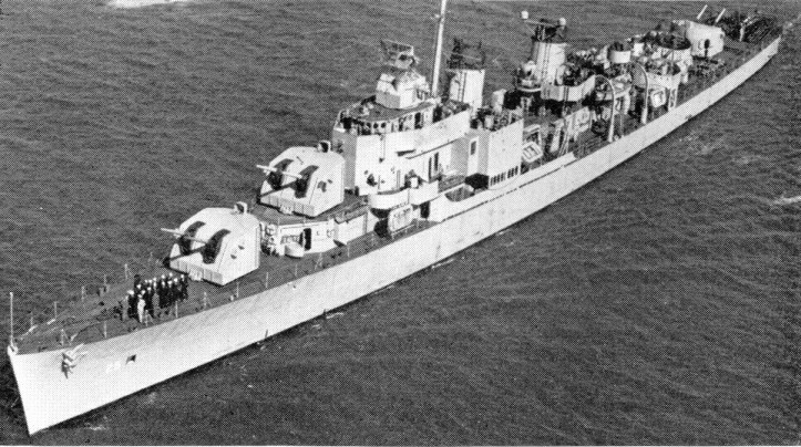 USS Shannon DD 737 DM 25. Construido en 1944