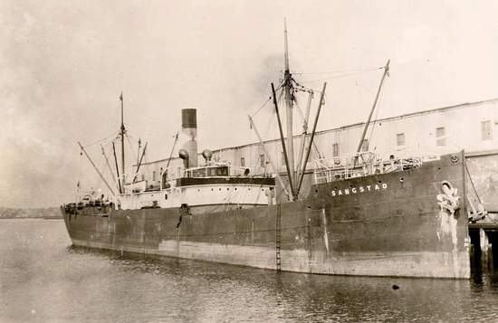 Mercante Noruego SS Sangstad
