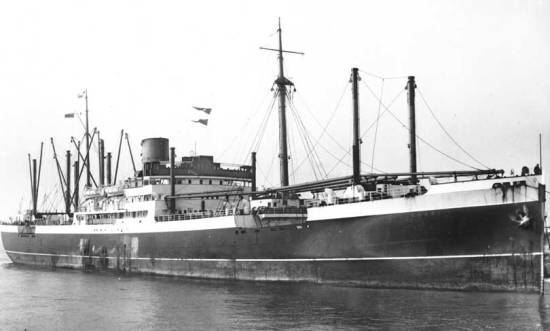 Mercante Britanico SS Orari