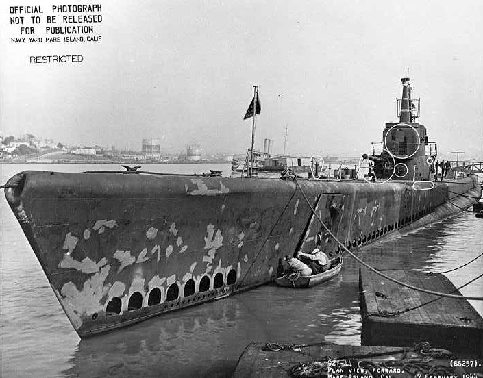 USS Harder SS 257. Construido en 1942