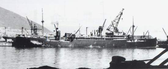 Mercante Britanico SS Waiotira
