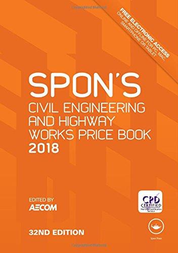 Spon's Civil Engineering and Highway Works Price Book 2018