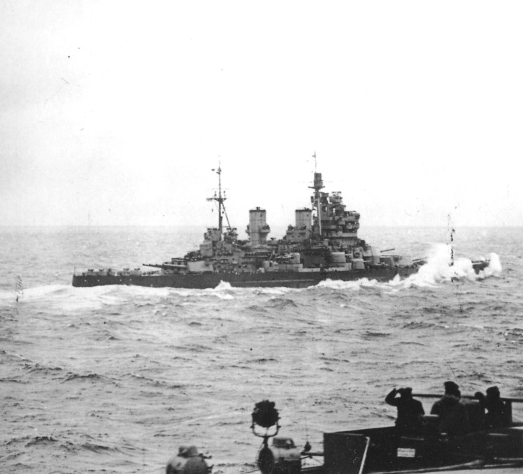HMS Duke of York en la búsqueda del acorazado alemán Scharnhorst, 1943