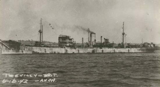 Mercante Británico SS Trevilley de 5.296 Toneladas