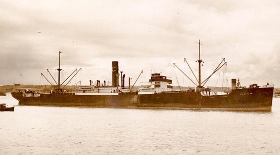 Mercante Británico SS Pensilva