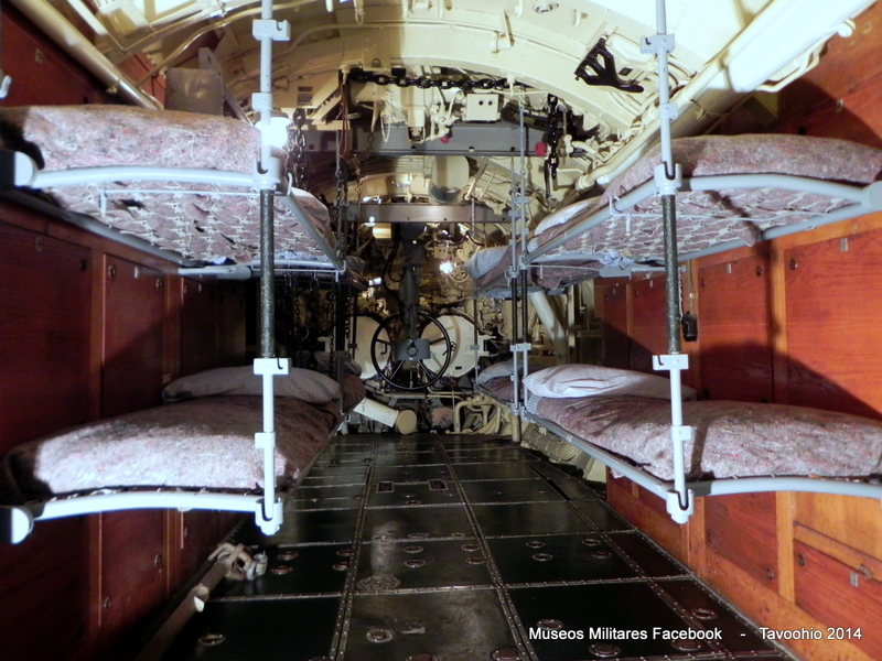 Sala de Torpedos de Proa - U-505 Tipo IXC - Museum of Science and Industry - Chicago
