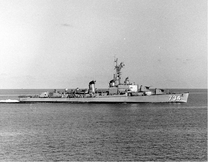 USS Purdy DD 734. Construido en 1944