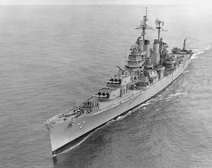 USS Pittsburgh CA-72. Construido en 1944