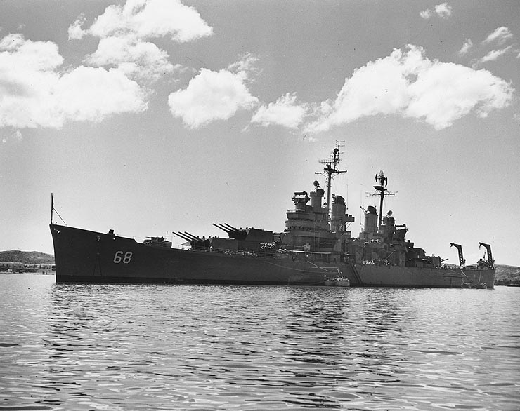 USS Baltimore CA-68. Construido en 1944