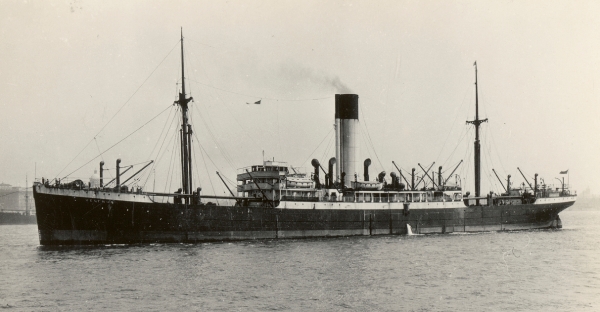Mercante Británico SS Helenus de 7.366 Toneladas