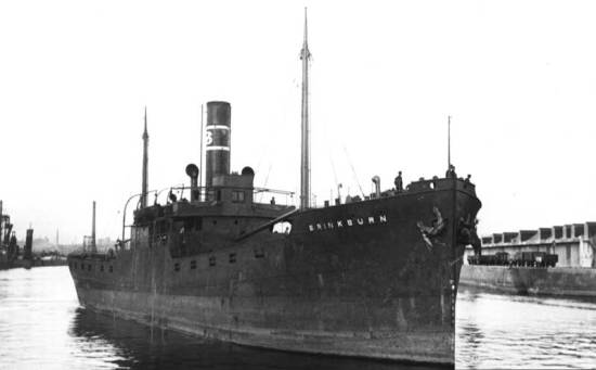 Mercante Británico SS Brinkburn de 1.598 Toneladas