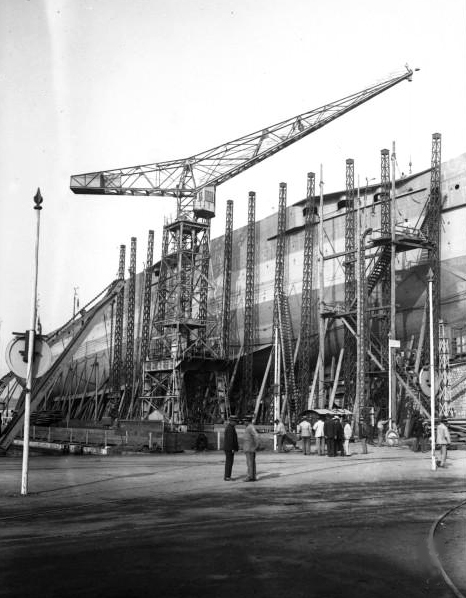 Construcción del Acorazado París Construcción del Acorazado París