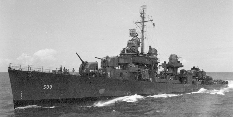 USS Converse DD 509. Construido en 1942