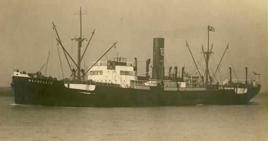 Mercante Británico SS Waynegate de 4.260 Toneladas