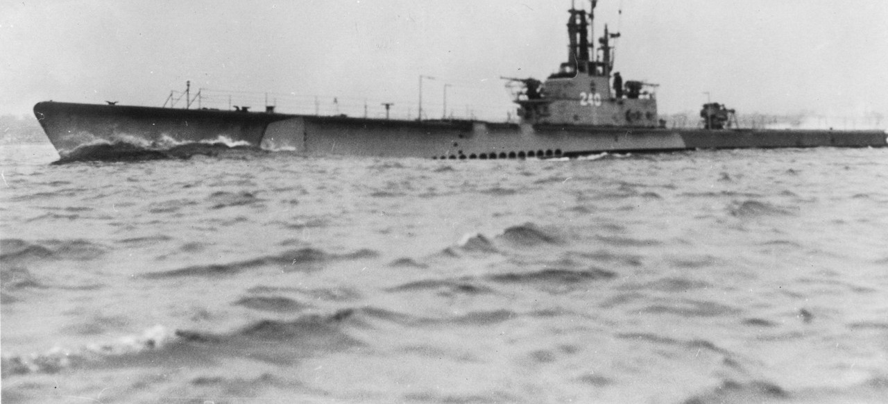 USS Angler SS 240. Construido en 1943