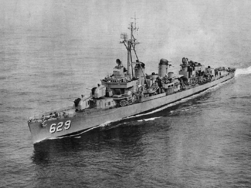 USS Abbot DD 629. Construido en 1943