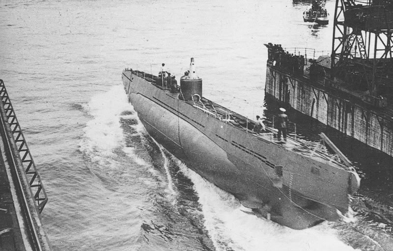 El U-57 el día de su botadura