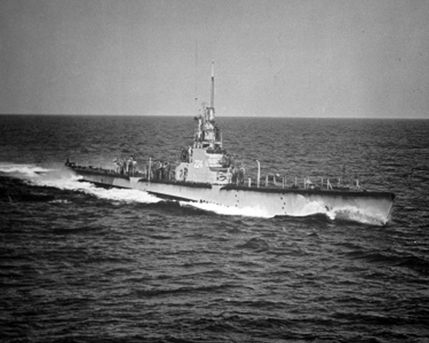 USS Cod SS 224. Construido en 1943