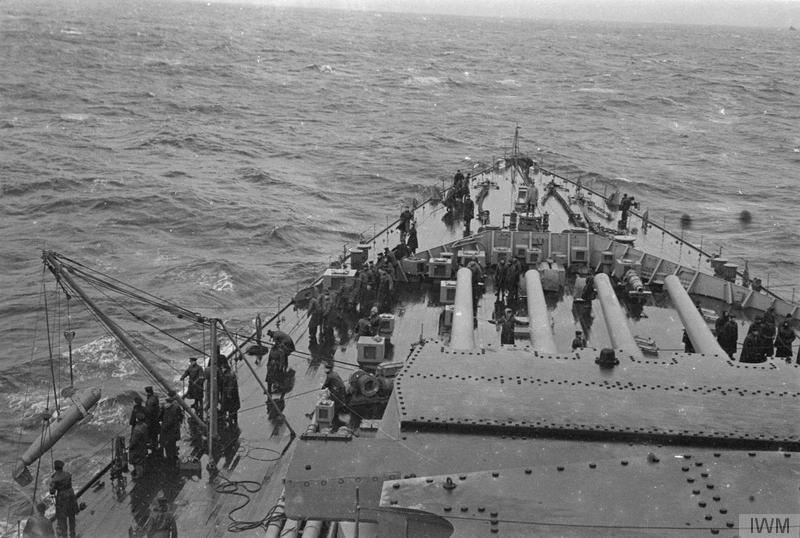 El HMS King George V en 1941